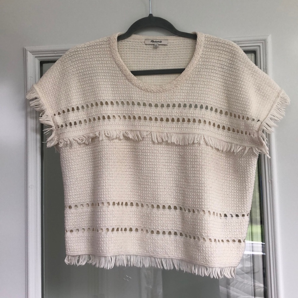 Madewell cropped sweater